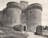 GARD. Fort Saint-André, à Villeneuve- lès- Avignon 1902 old antique print