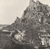 HÉRAULT. Chàteau de Saint-Guilhem-le-Désert 1902 old antique print picture
