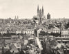 MAINE-ET-LOIRE. Vue générale d'Angers 1903 old antique vintage print picture
