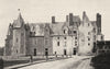 MAINE-ET-LOIRE. Château de Baugé 1903 old antique vintage print picture