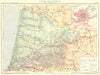 LANDES. Département. Landes. Département. Inset map Mont-de-Marsan 1903