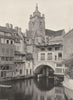 JURA. Dôle- Canal des Tanneurs 1905 old antique vintage print picture