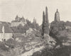 JURA. Arbois- Vue générale 1905 old antique vintage print picture