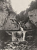 JURA. Cascade de la Billaude 1905 old antique vintage print picture