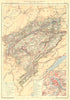 DOUBS. Département. Doubs. Département. Inset map Besançon 1905 old