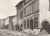 GIRONDE. Saint-Macaire- Place du Marché. SMALL. 1904 old antique print picture