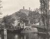 LOT. Saint-Céré 1904 old antique vintage print picture