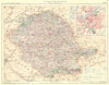 TARN. Département. Inset city town map plan of Albi 1903 old antique chart