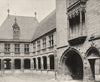 CHER. Bourges- Palais Jacques Coeur. cour 1905 old antique print picture