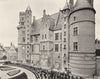 CHER. Bourges- Palais Jacques Coeur. façade sud 1905 old antique print picture