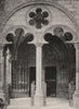 CHER. Bourges- Cathédrale. portail du transpet sud 1905 old antique print