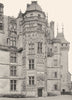 CHER. Meillant- Tourelle du château 1905 old antique vintage print picture