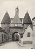 INDRE. Châteauroux- Porte de Déols 1905 old antique vintage print picture