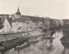 INDRE. Pont- Chrétien 1905 old antique vintage print picture