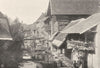 INDRE. La Châtre- Bords de la Rivière. SMALL. 1905 old antique print picture
