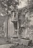 INDRE. La Châtre- Vieux puits 1905 old antique vintage print picture