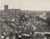 YONNE. Auxerre- Vue générale 1905 old antique vintage print picture