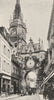 YONNE. Auxerre- Porte de I'Horloge 1905 old antique vintage print picture