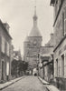 YONNE. Avallon- Porte de I'Horloge 1905 old antique vintage print picture