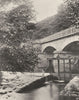 YONNE. Environs d'Avallon- Bords du Cousin 1905 old antique print picture