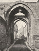 YONNE. Montréal- Porte d'En- Bas 1905 old antique vintage print picture