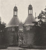 YONNE. Saint-Fargeau- Entrée du château. SMALL. 1905 old antique print picture