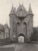 YONNE. Villeneuve-sur-Yonne- Porte de Sens 1905 old antique print picture