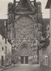 YONNE. Sens- Cathédrale. portail nord 1905 old antique vintage print picture