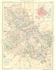 YONNE. Département. Inset city town map plan of Plan D'Auxerre 1905 old