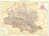 ARIÈGE. Département. Ariège.  Inset city town map plan of Foix 1903 old