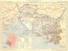 BOUCHES-DU-RHÔNE. Département. Inset city town map plan of Marseille 1902
