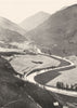 HAUTE-GARONNE. Le val d'Aran, vu du col du Portillon 1903 old antique print