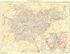 TARN-ET-GARONNE. Département. Inset city town map plan of Montauban (1)  1903