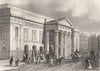 COVENT GARDEN. Theatre Royal. London. DUGDALE 1835 old antique print picture