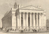 CITY OF LONDON. New Royal Exchange. DUGDALE 1835 old antique print picture