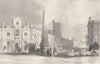 SOUTHWARK.The blind asylum. London. DUGDALE 1835 old antique print picture
