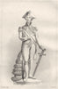 NELSON'S COLUMN. The Statue of Nelson, Trafalgar Square. London. DUGDALE 1835