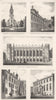 NEWGATE. Christ's Church, Newgate Street; Christ's Hospital; Grammar School 1832
