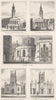 LONDON CHURCH.St.John,Waterloo; St.Martin-Fields;Temple;St.Mark Evangelist 1832