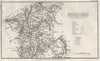 WORCESTERSHIRE. Capper. Not that common 1808 old antique map plan chart