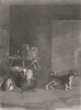 DOGS. Turnspit (Edward Jesse) 1888 old antique vintage print picture
