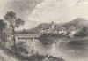 SWITZERLAND. Rheinfelden. (Roberts) c1872 old antique vintage print picture