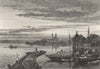 GERMANY. Friedrichshafen c1872 old antique vintage print picture