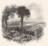 GERMANY. Lake of Constanz c1872 old antique vintage print picture