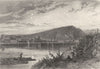 GERMANY. Andernach c1872 old antique vintage print picture