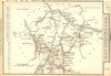 WESTMORLAND. Cary. Miniature. Outline colour 1810 old antique map plan chart