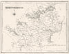 HERTS. Herts. Lewis 1831 old antique vintage map plan chart