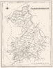 CAMBRIDGESHIRE. Cambs. Lewis 1844 old antique vintage map plan chart