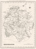 HEREFORDSHIRE. Hereford. Lewis 1831 old antique vintage map plan chart