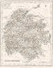 HEREFORDSHIRE. Hereford Fullarton. 19C 1835 old antique vintage map plan chart